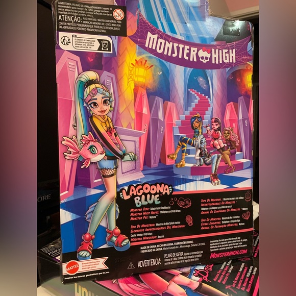 NWT Monster High LAGOONA Blue Doll Mattel - Picture 11 of 11